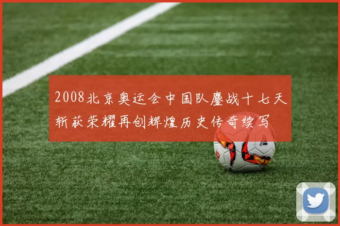2008北京奥运会中国队鏖战十七天斩获荣耀再创辉煌历史传奇续写